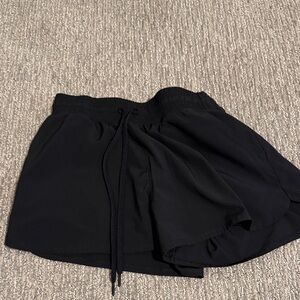Abercrombie YPB black athletic shorts